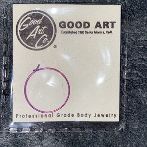 20 gauge Niobium Hoops by Good Art Co